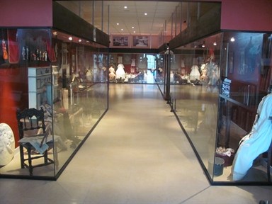 Veduta di una delle sale del museo