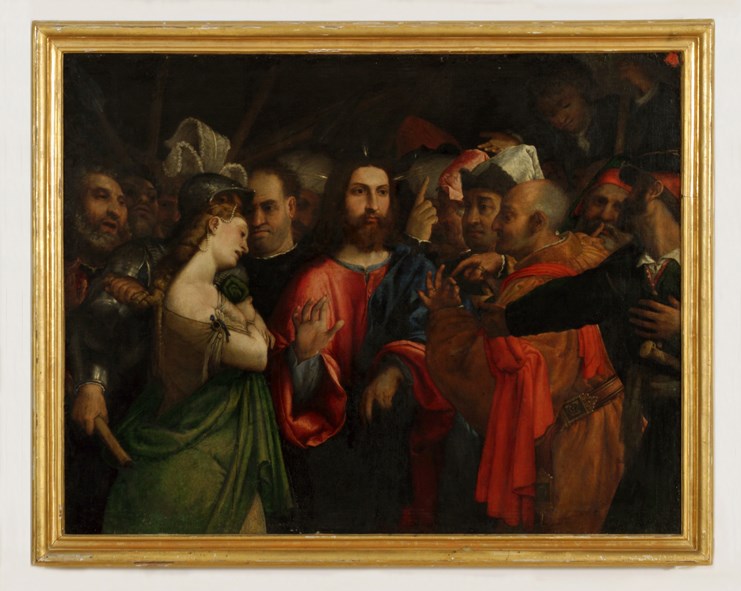 Lorenzo Lotto - Cristo e l’adultera