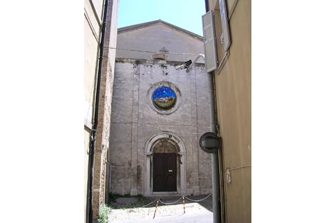 Facciata principale della Chiesa di S. Giovanni Battista