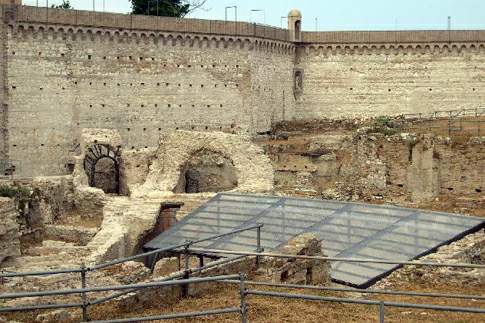 Veduta dell'Anfiteatro romano di Ancona