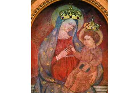 Immagine della Madonna con il Bambino nella Chiesa di S. Maria delle Grazie