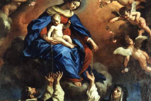 Madonna del Rosario con San Domenico e Santa Caterina da Siena