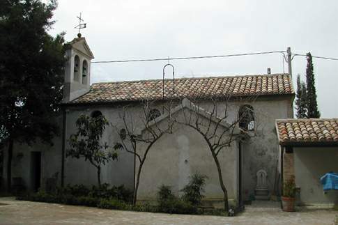 Prospetto laterale della Chiesa di Francavilla