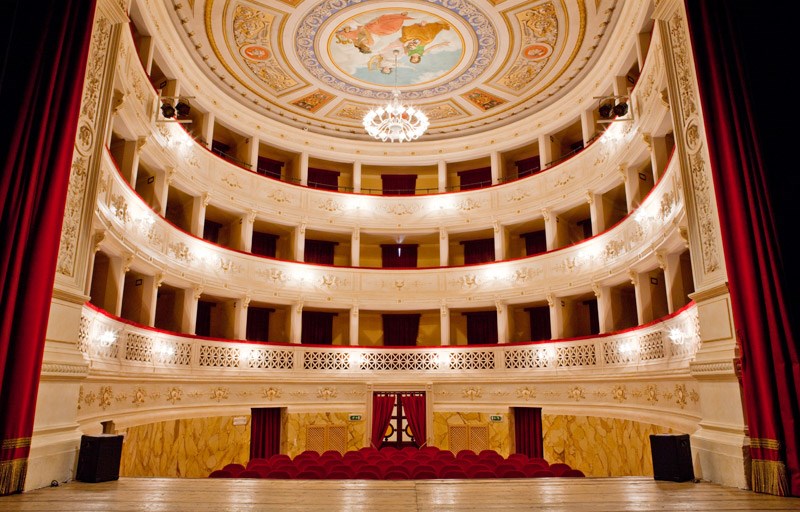 Interno del Teatro Pagani