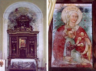 Santuario S. Maria in Caspriano- Madonna col Bambino