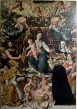 Benedetto Nucci, Madonna del Rosario e Santi