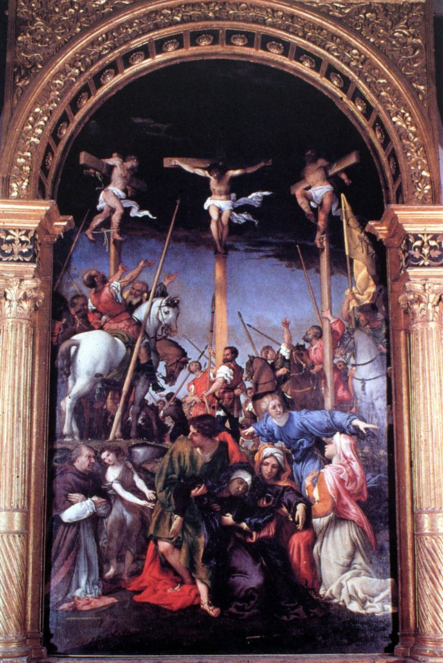 La Crocifissione di Lorenzo Lotto, Monte San Giusto