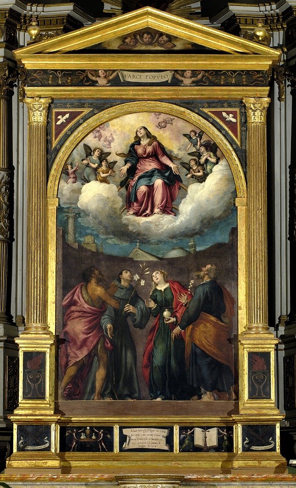 Lorenzo Lotto, Madonna in Gloria - Mogliano
