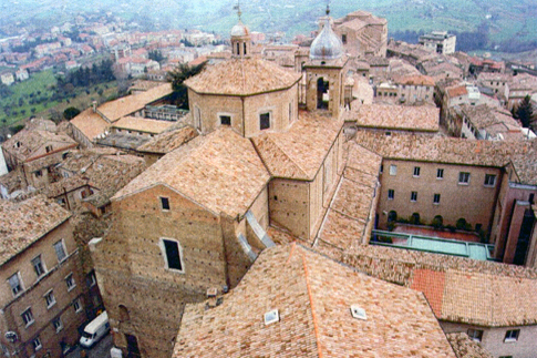 Veduta dall'alto della Chiesa di S. Paolo